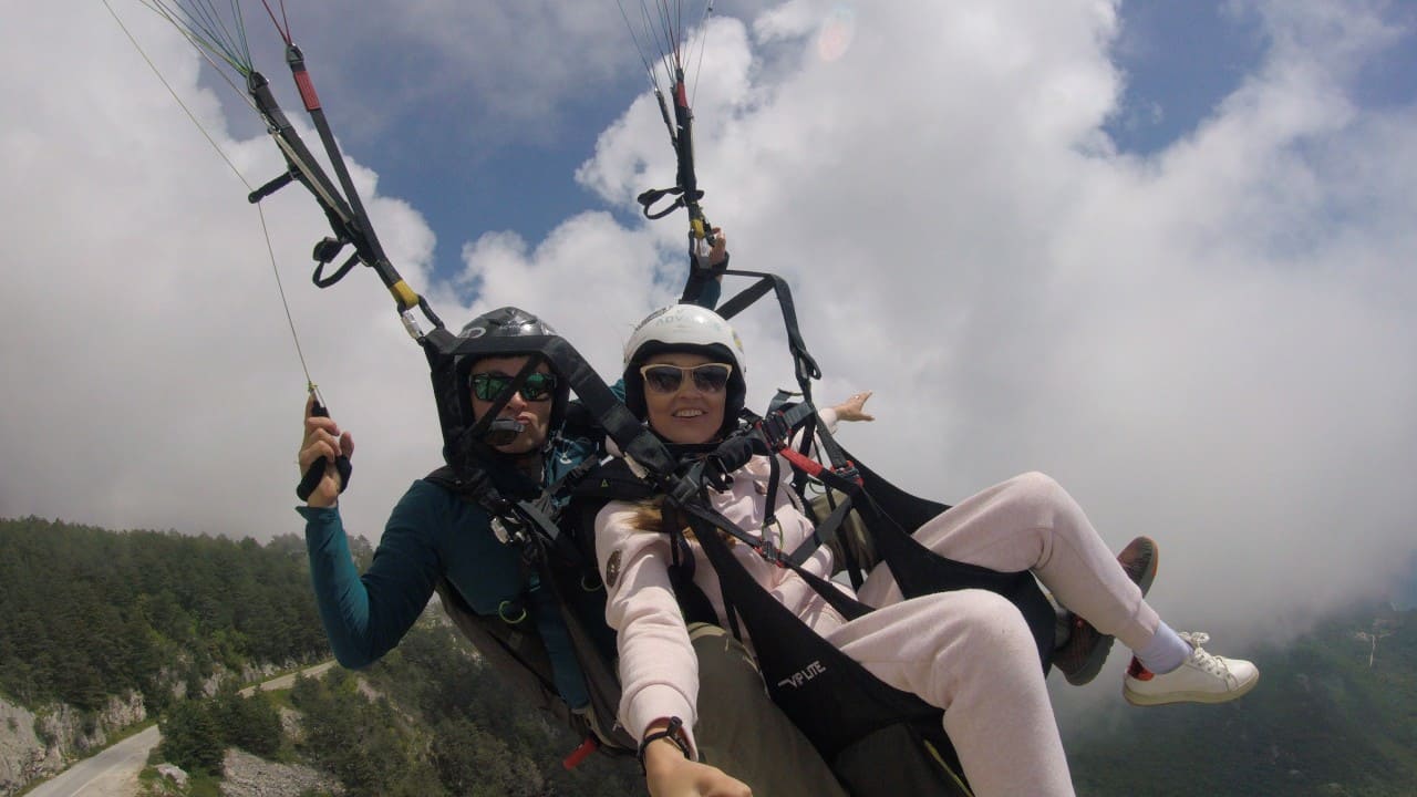 paragliding montenegro budva