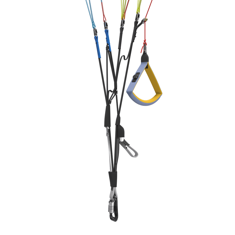 Paramotor risers EPSILON DLS: dual-use precision