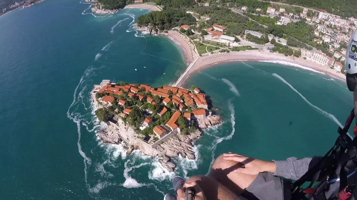 paragliding4me montenegro sveti stefan air excursion