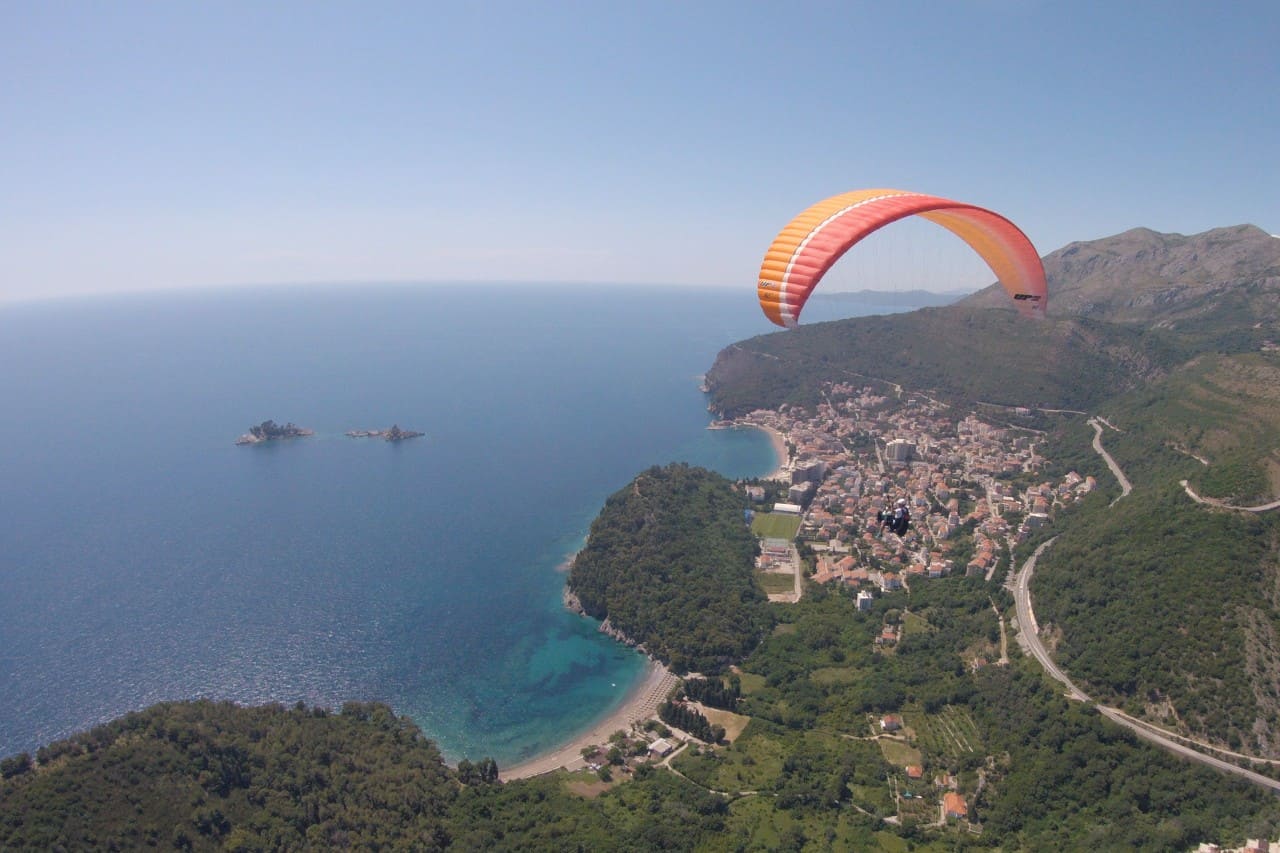 Eco Paragliding Montenegro in Petrovac